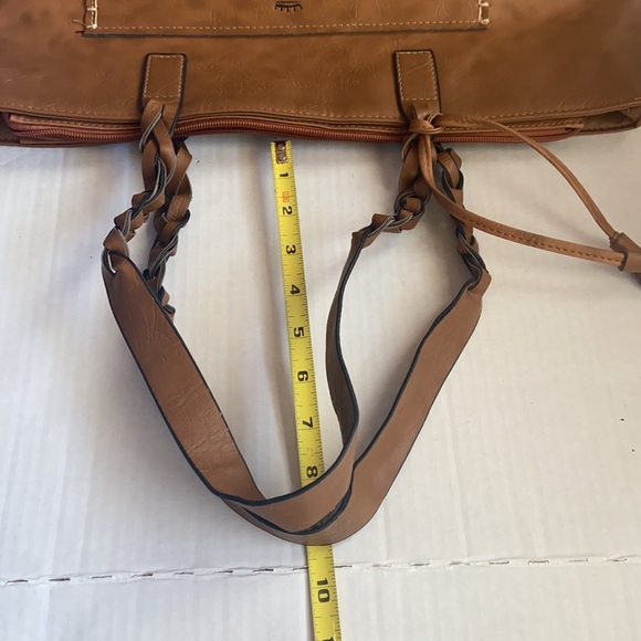 LIKE NEW Weimeibaige Purse Golden Brown Interior & Exterior Pockets Clean Inside - Picture 14 of 14
